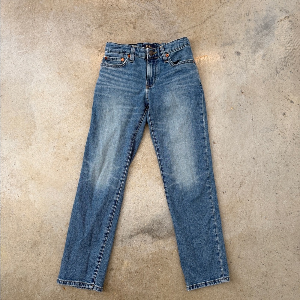 Polo Ralph Lauren Boys 10-12 Medium Wash Straight Jeans